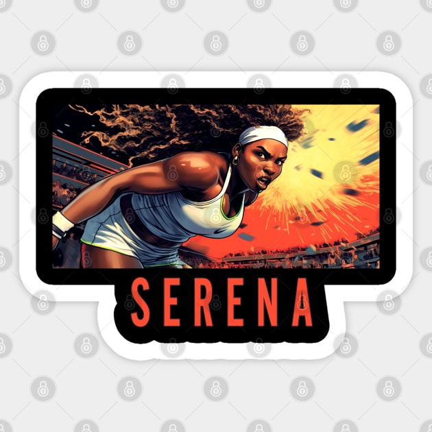 Serena - Superhero Sticker by UrbanLifeApparel